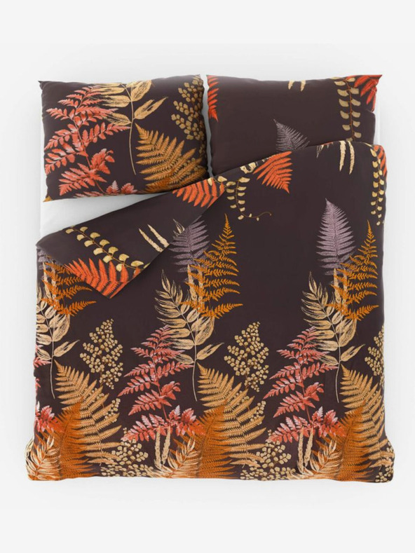 Kvalitex Satenasta francoska prevleka Luxury Collection 1+2, 220x200, 70x90cm Paprat rjava Kvalitex