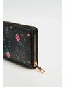 Moodo Črna vzorčasta denarnica