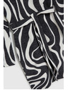 Moodo Črno-bele zavezane obleke