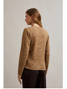 Moodo Bež ženski top z dolgimi rokavi