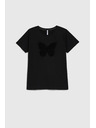 Moodo Črna majica s kratkimi rokavi