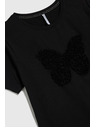 Moodo Črna majica s kratkimi rokavi