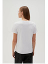 Moodo Bela majica s kratkimi rokavi