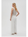 Moodo Bele ženske hlače Moodo