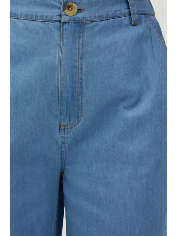 Moodo Modre ženske hlače Moodo