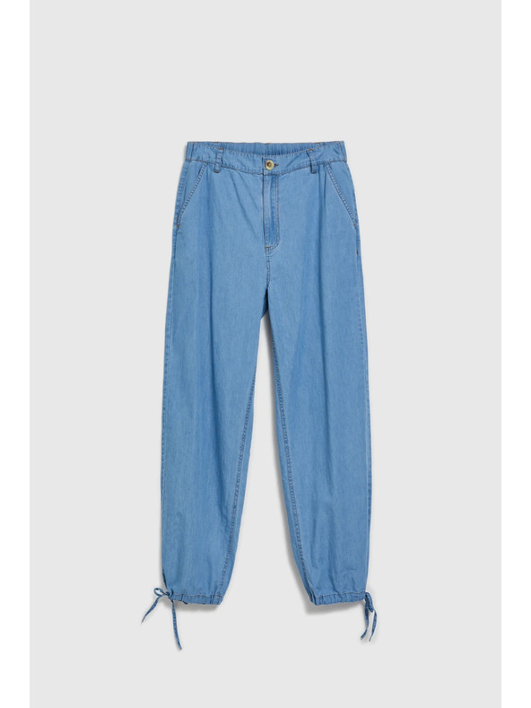 Moodo Modre ženske hlače Moodo