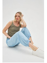 Moodo Svetlo modre ženske hlače Moodo