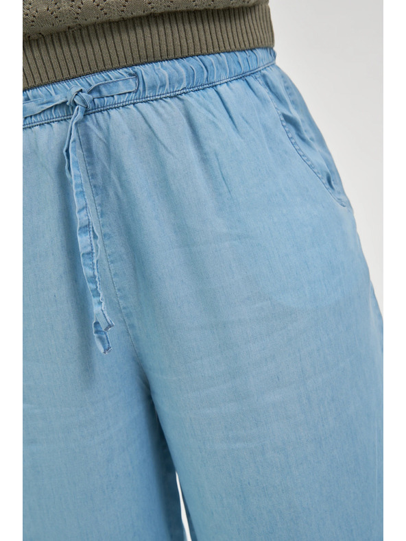 Moodo Svetlo modre ženske hlače Moodo