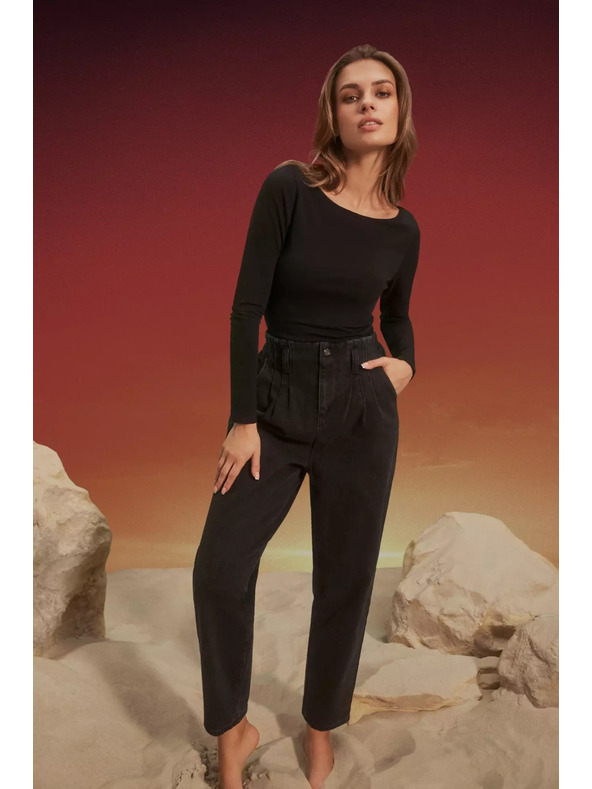 Moodo Črne hlače Moodo