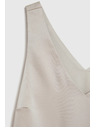 Moodo Bež ženska brezrokavna bluza Moodo