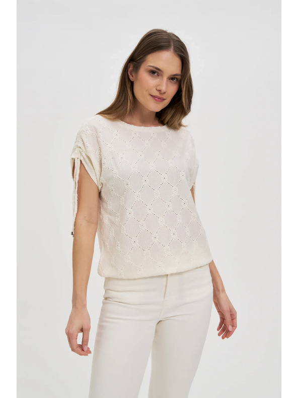 Moodo Bela ženska majica Moodo