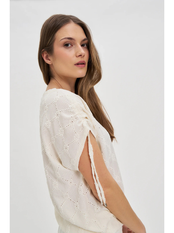 Moodo Bela ženska majica Moodo