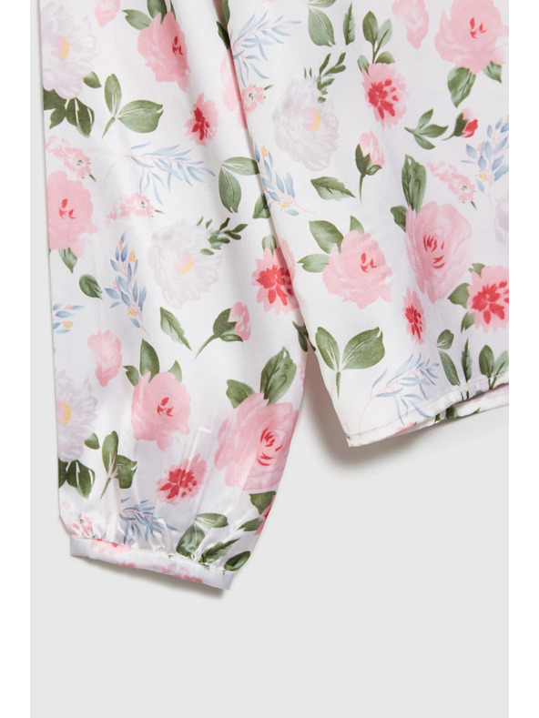 Moodo Bela ženska cvetlična bluza Moodo