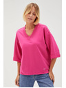 Moodo Fuksijsko roza ženska bluza Moodo