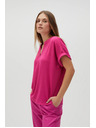 Moodo Fuksijsko roza ženska srajca Moodo