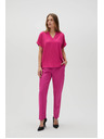 Moodo Fuksijsko roza ženska srajca Moodo