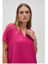 Moodo Fuksijsko roza ženska srajca Moodo