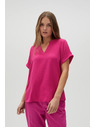 Moodo Fuksijsko roza ženska srajca Moodo