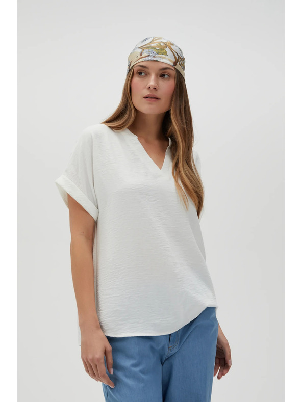 Moodo Bela ženska srajca Moodo