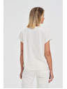 Moodo Bela ženska majica Moodo