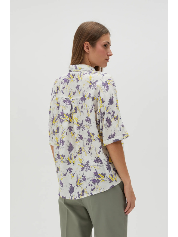 Moodo Svetla cvetlična ženska srajca Moodo