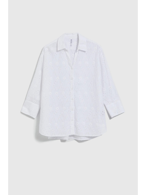 Moodo Bela ženska madeira srajca Moodo