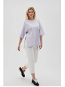 Moodo Lila ženska jopica z razporki Moodo