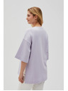 Moodo Lila ženska jopica z razporki Moodo