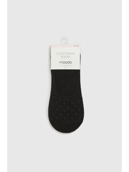 Moodo Črne ženske nogavice Moodo