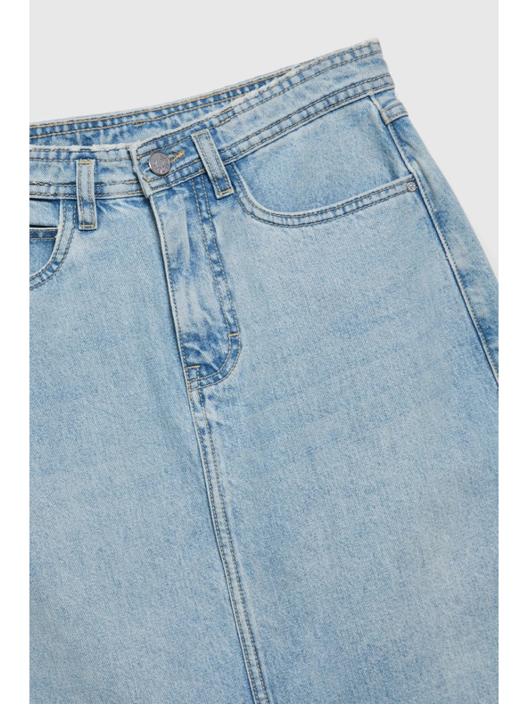 Moodo Jeans dolgo krilo z razporkom Moodo