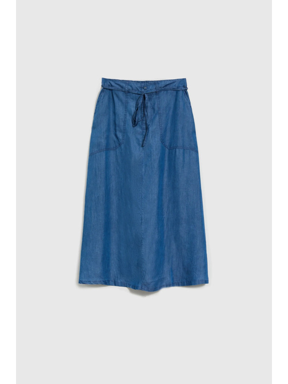 Moodo Modro žensko jeans krilo Moodo