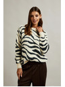 Moodo Ženski pulover z živalskim vzorcem