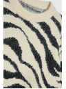Moodo Ženski pulover z živalskim vzorcem