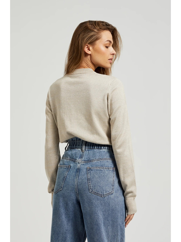 Moodo Ženski pulover bež barve