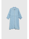 Moodo Modra ženska obleka Moodo