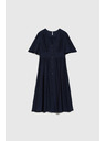 Moodo Temno modra ženska obleka Moodo