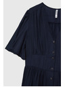 Moodo Temno modra ženska obleka Moodo