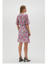 Moodo Fuksijsko roza ženska obleka Moodo