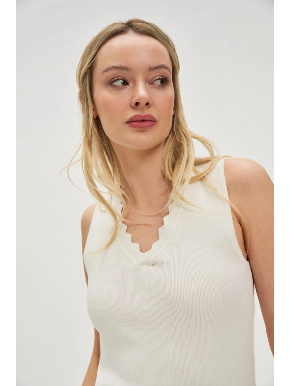 Moodo Bela ženska majica Moodo