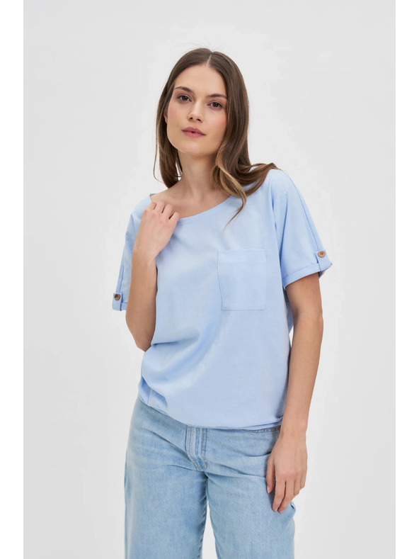 Moodo Svetlo modra ženska majica Moodo