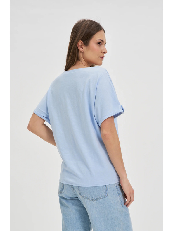 Moodo Svetlo modra ženska majica Moodo
