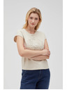Moodo Svetlo bež ženska majica Moodo