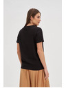 Moodo Črna ženska majica Moodo
