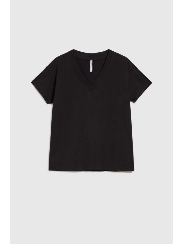 Moodo Črna ženska majica Moodo