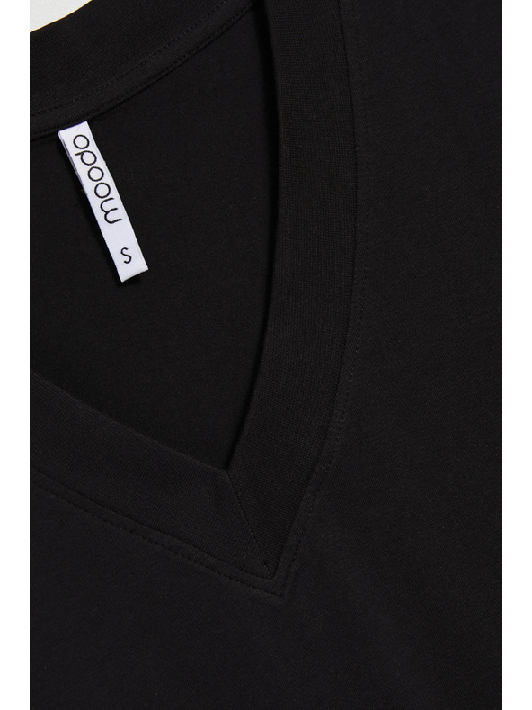 Moodo Črna ženska majica Moodo