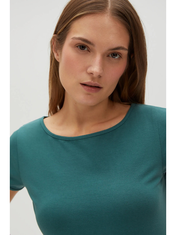 Moodo Zelena ženska chino majica Moodo