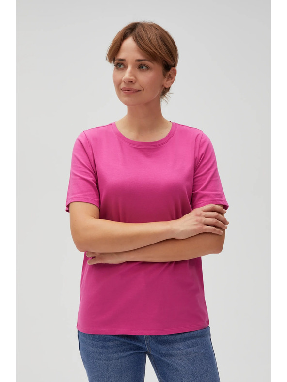 Moodo Fuksijsko rdeča ženska majica Moodo