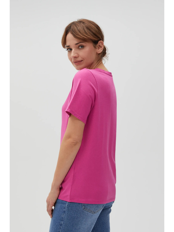 Moodo Fuksijsko rdeča ženska majica Moodo
