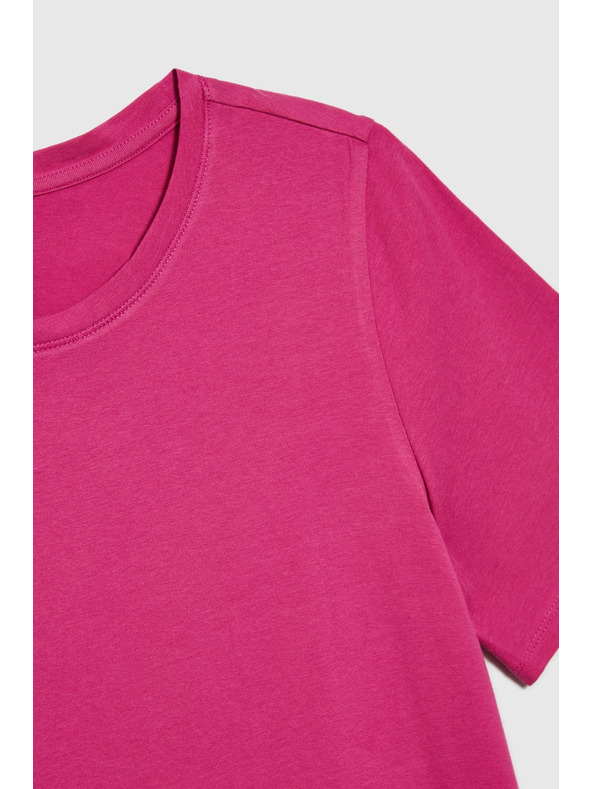 Moodo Fuksijsko rdeča ženska majica Moodo