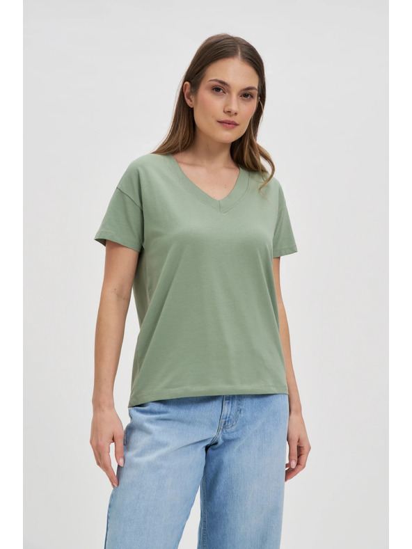 Moodo Olivna ženska majica Moodo